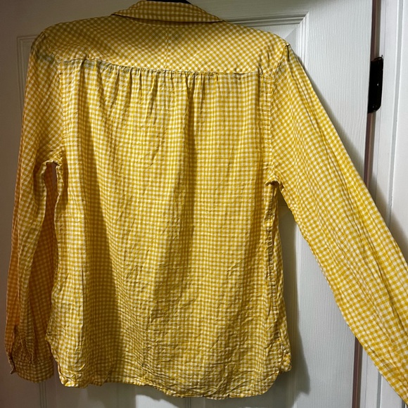 J. Crew Gingham Pattern Button Down Long Sleeve Shirt - Picture 3 of 3